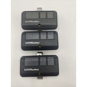 LiftMaster 893LM Garage Door Remote Lot of 3 w/ Clip OEM Tested Security+ 2.0